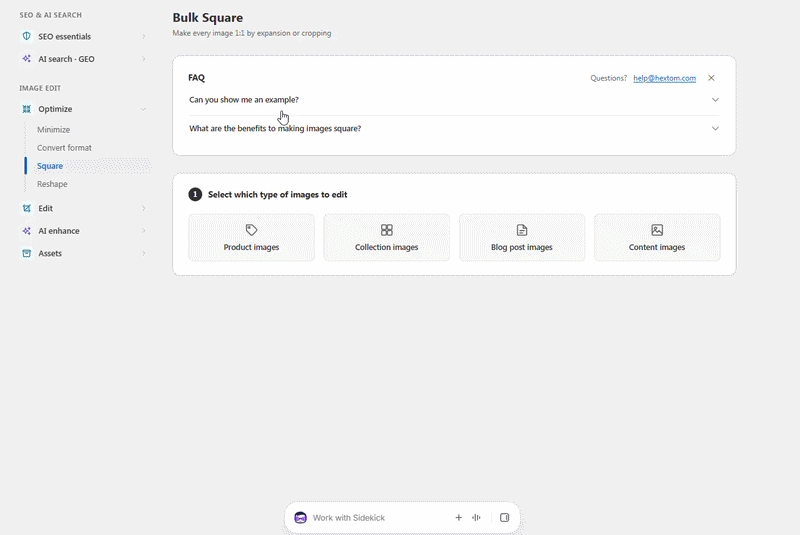 Selecting Product images, setting the condition collection is POS, and previewing the matching images