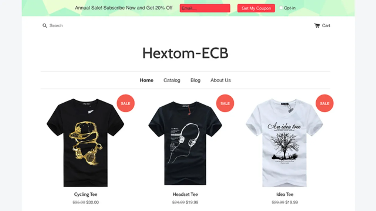 Hextom: Email Collection Bar screenshot 2