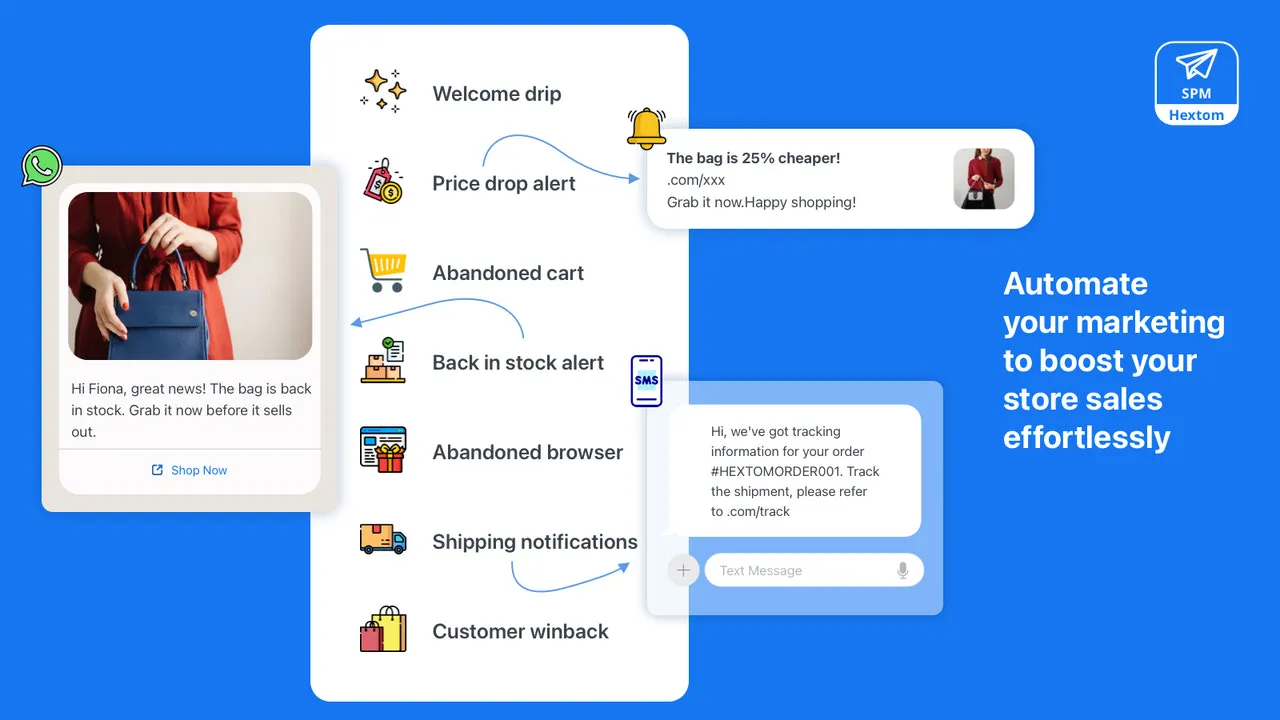 Hextom: WhatsApp, SMS & Push screenshot 6